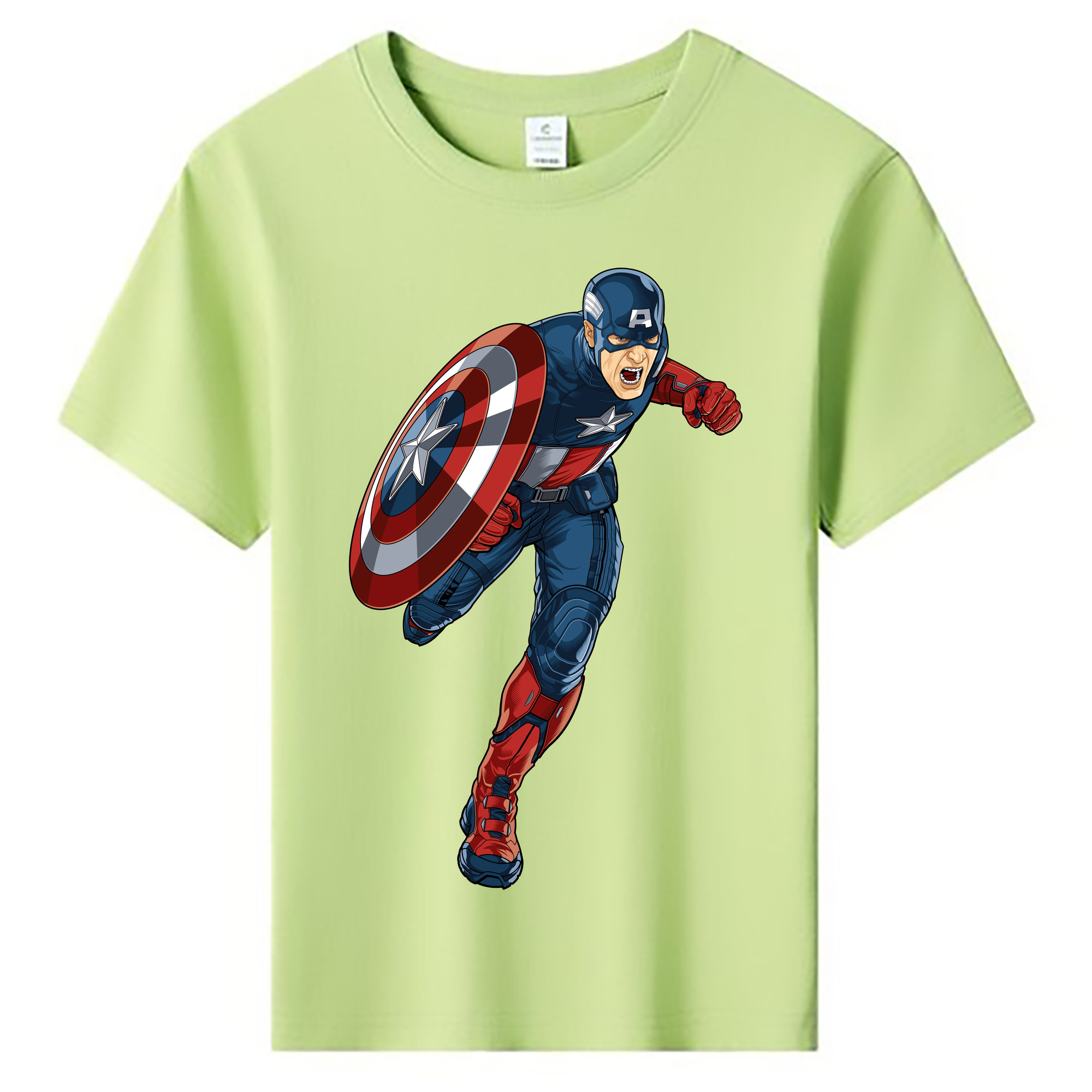 （画像用） アベンジャーズ The Avengers 綿100％キッズTシャツ（フロントプリント）